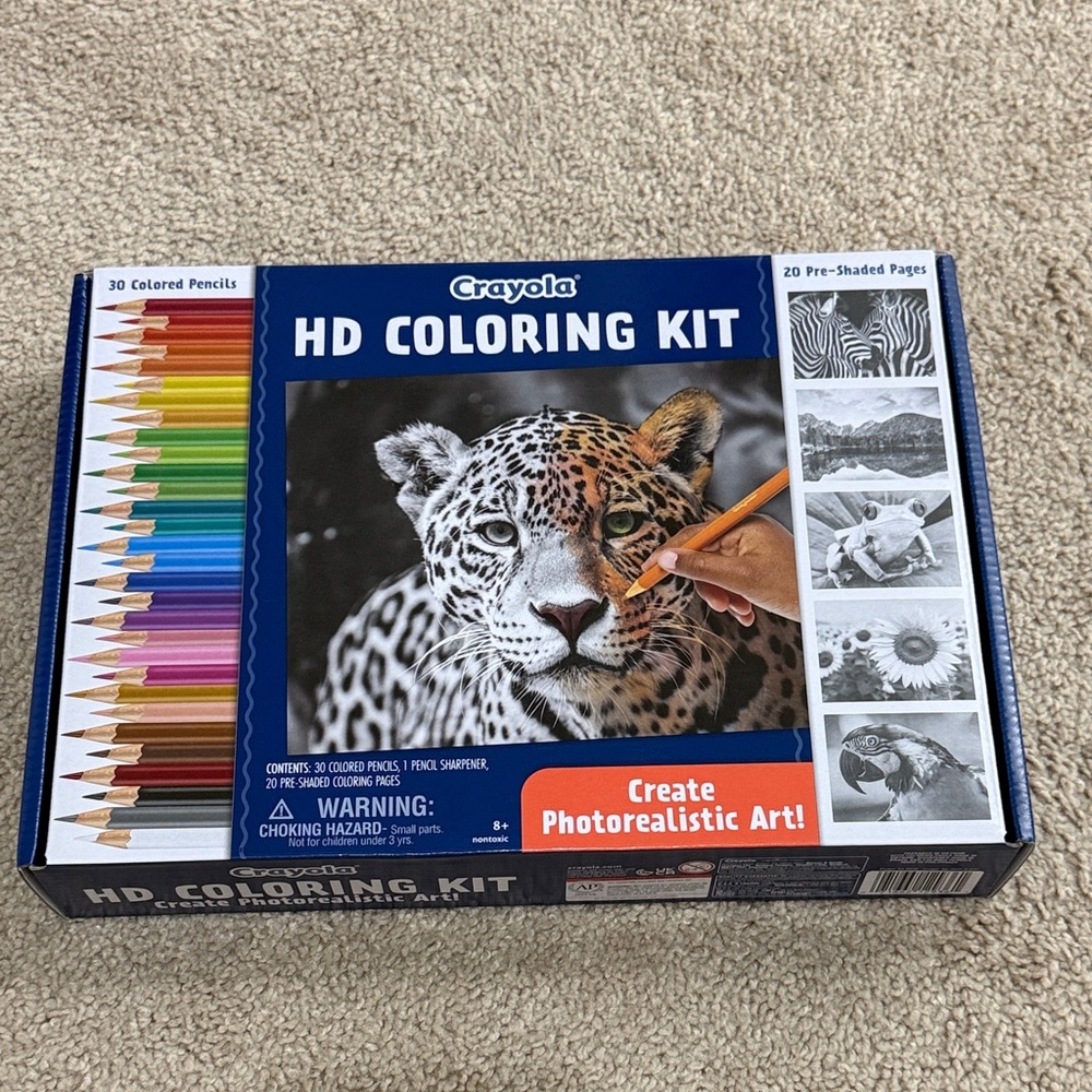 Nwt Crayola HD Coloring Kit